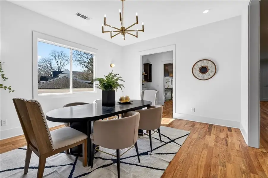 Furnished interior view inside a new home in , Atlanta (Image 11).