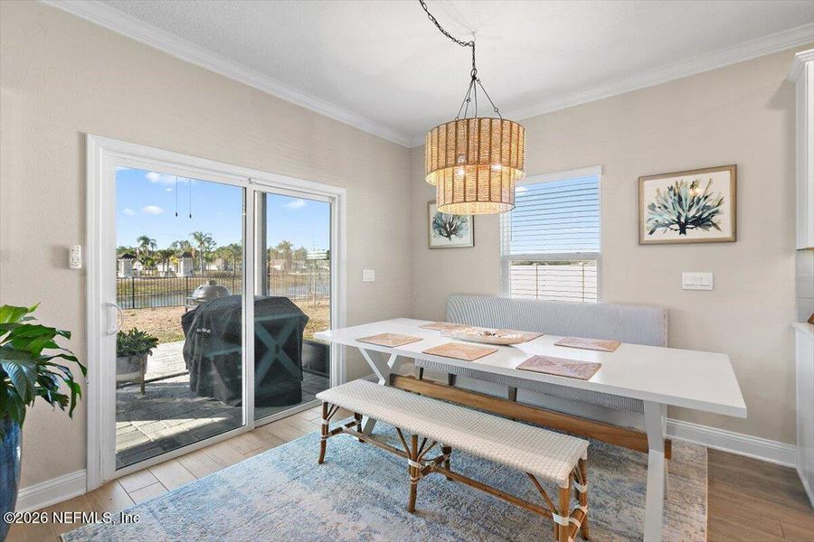 Furnished interior view inside a new home in Dorado at Entrada, St. Augustine (Image 29).