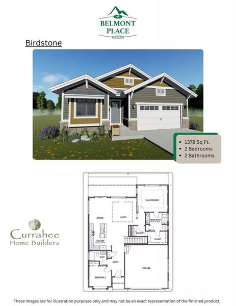 2D floor plan layout of this home in , Toccoa, GA (Image 1).