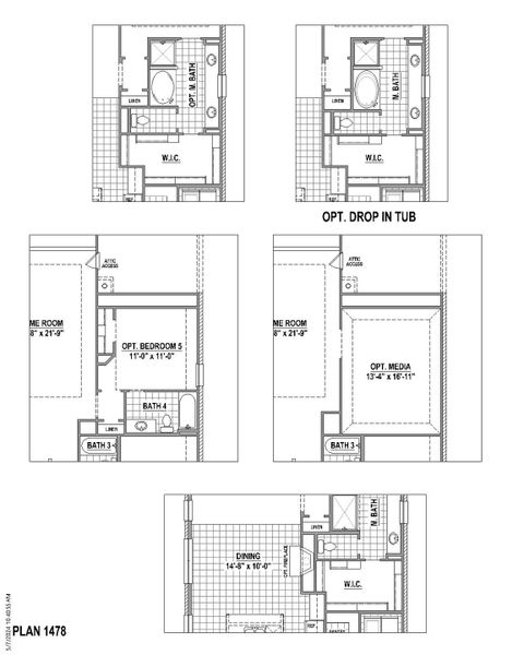 Plan 1478 Options 1 Plan 1478 Options 1