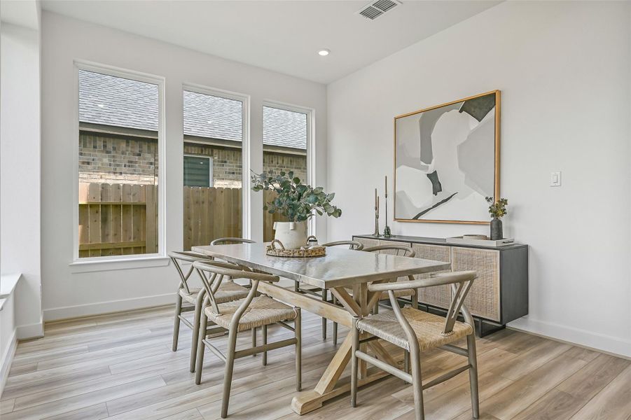 Furnished interior view inside a new home in Avalon at Friendswood, Friendswood (Image 7).