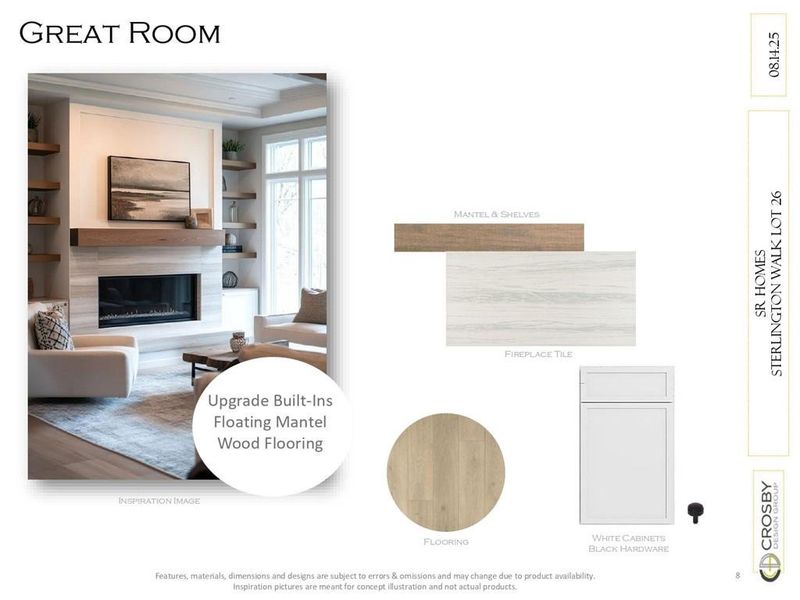 Furnished interior view inside a new home in , Canton (Image 3).