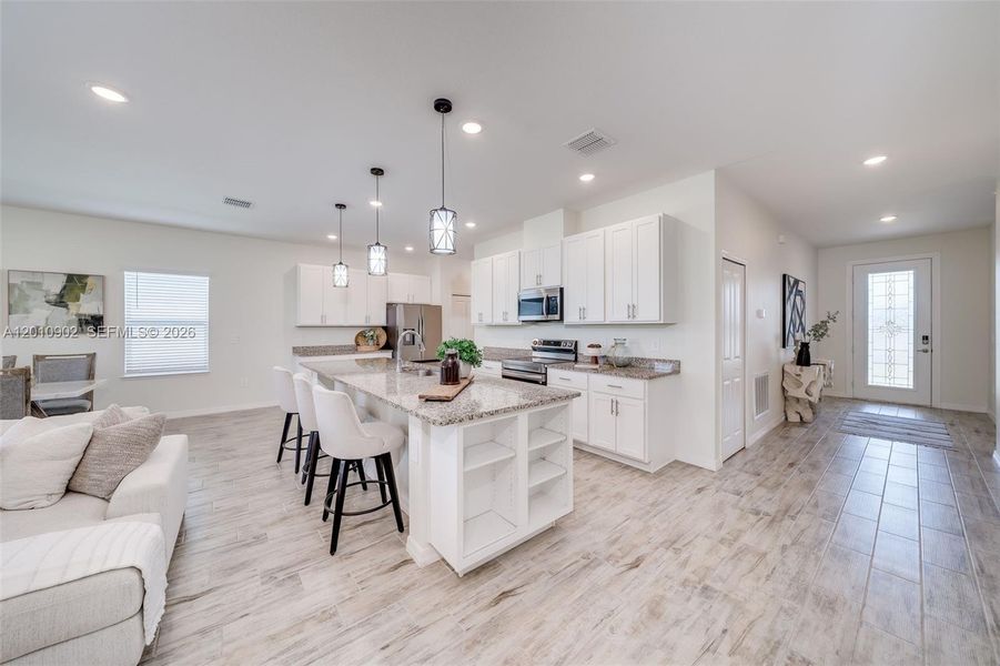 Furnished interior view inside a new home in , Port St. Lucie (Image 35).