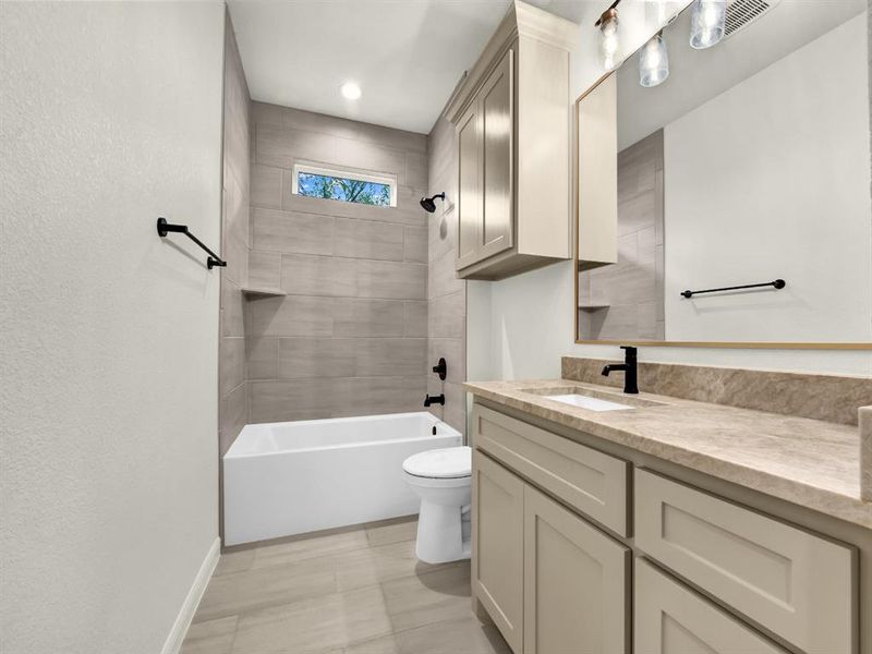 Furnished interior view inside a new home in , Weatherford (Image 16).