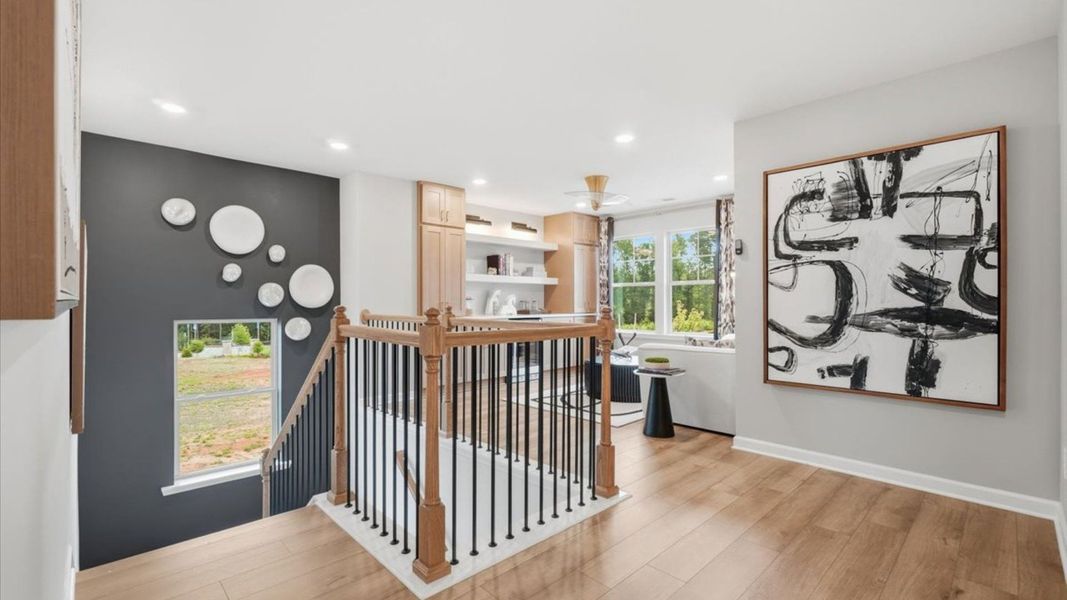Representative furnished interior of a home built from the Stonefield - Side Entry by DRB Homes in Brighton, Locust Grove (Image 24).
