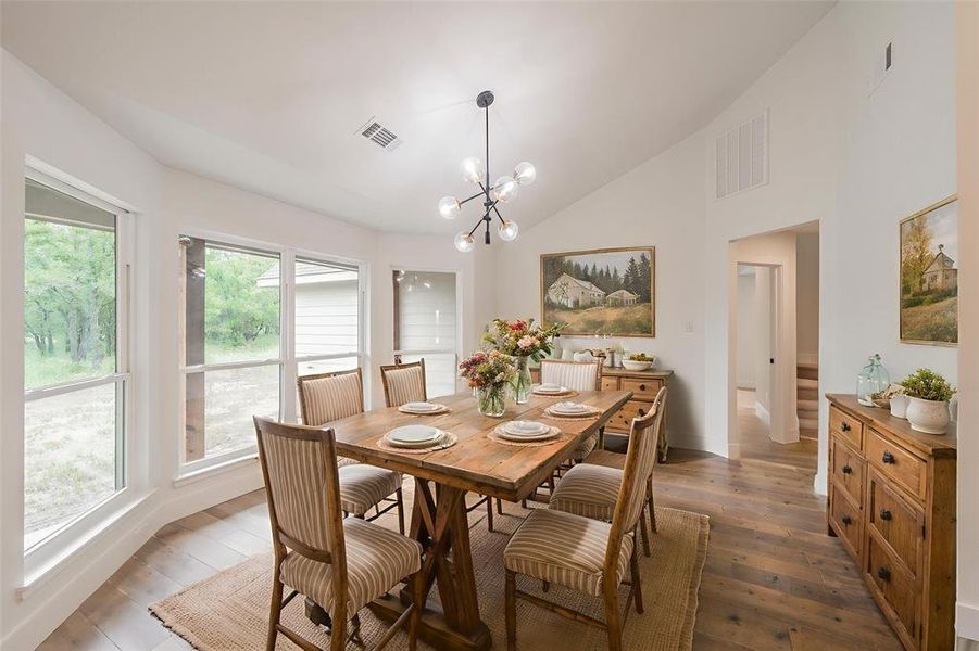 Furnished interior view inside a new home in , Chico (Image 9).