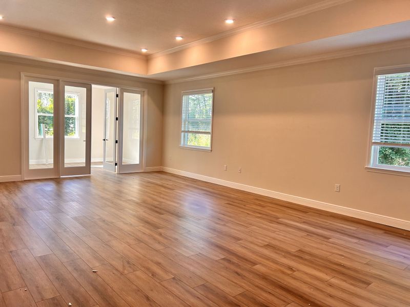 Spacious, unfurnished interior of a new home in Eagle Crest, Malabar (Image 3). Spacious, unfurnished interior of a new home in Eagle Crest, Malabar (Image 3).