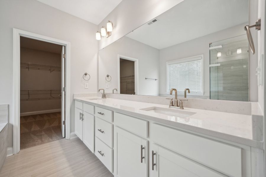 Furnished interior view inside a new home in Stafford at Langtree, Mooresville (Image 4).