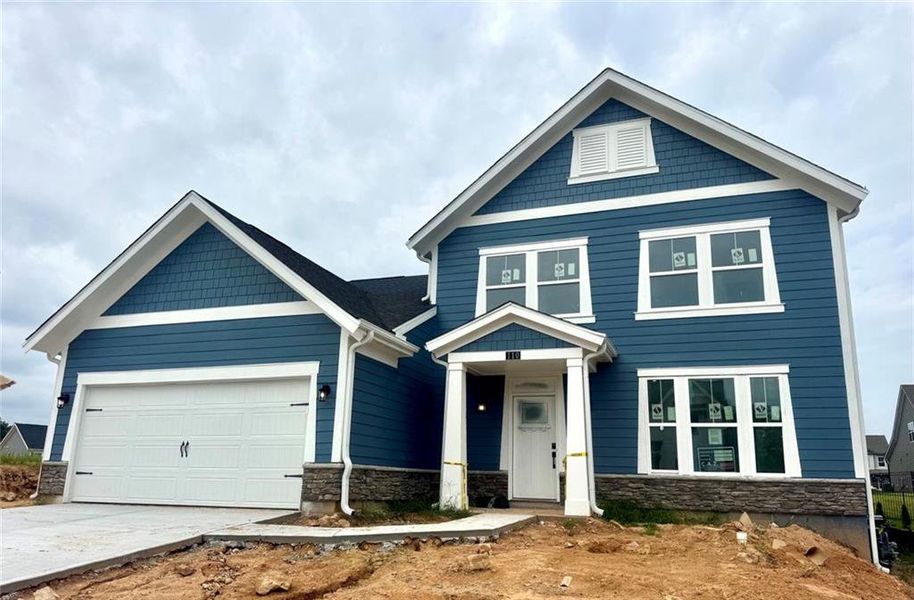 In-progress construction of a new home in Twin Lakes, Hoschton, GA (Image 6). In-progress construction of a new home in Twin Lakes, Hoschton, GA (Image 6).