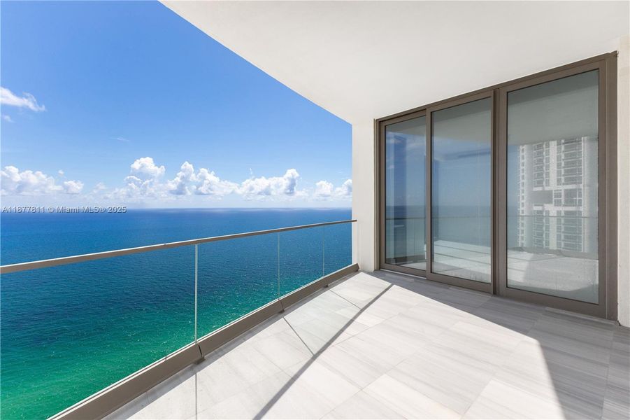 Exterior details and patio area of a home in , Sunny Isles Beach (Image 1).