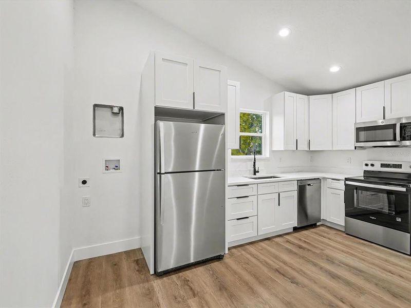 Furnished interior view inside a new home in , St. Petersburg (Image 42).