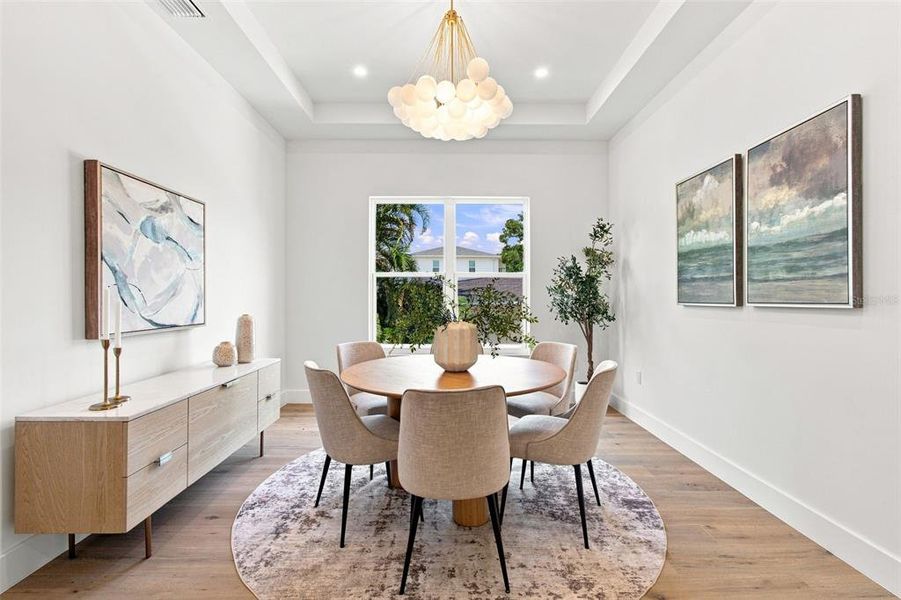 Furnished interior view inside a new home in , Tampa (Image 17). Furnished interior view inside a new home in , Tampa (Image 17).