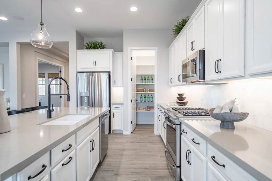 Representative furnished interior of a home built from the Windsor by Taylor Morrison in Hawes Crossing Landmark Collection, Mesa (Image 9). Representative furnished interior of a home built from the Windsor by Taylor Morrison in Hawes Crossing Landmark Collection, Mesa (Image 9).