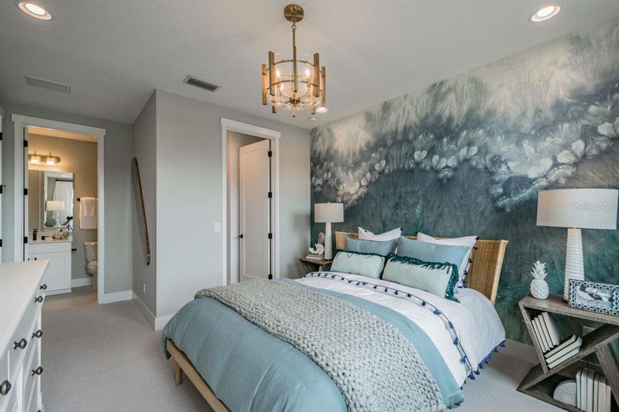 Furnished interior view inside a new home in Cassata Lakes, Nokomis (Image 11).