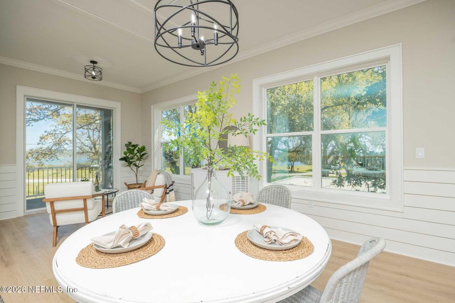Furnished interior view inside a new home in , St. Augustine (Image 47).