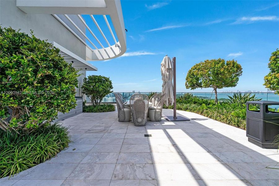Exterior details and patio area of a home in , Miami Beach (Image 25).