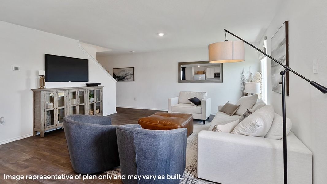 Representative furnished interior of a home built from the The Franklin by D.R. Horton in Riverstone at Westpointe, San Antonio (Image 8). Representative furnished interior of a home built from the The Franklin by D.R. Horton in Riverstone at Westpointe, San Antonio (Image 8).