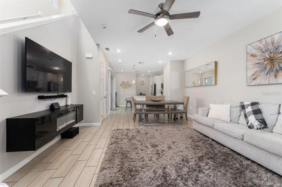 Furnished interior view inside a new home in Urban Collection at Big Sky, Kissimmee (Image 14).