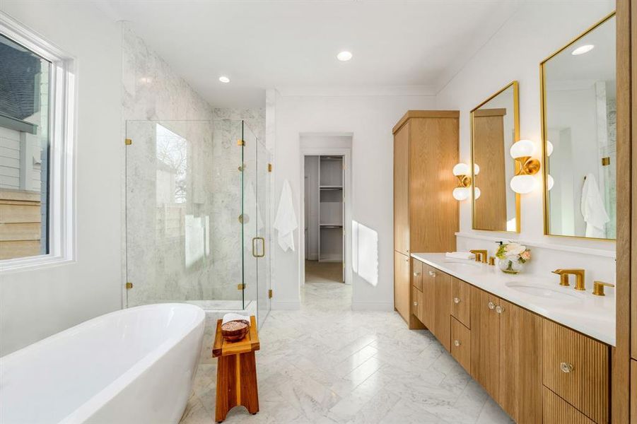 Furnished interior view inside a new home in , Dallas (Image 13). Furnished interior view inside a new home in , Dallas (Image 13).