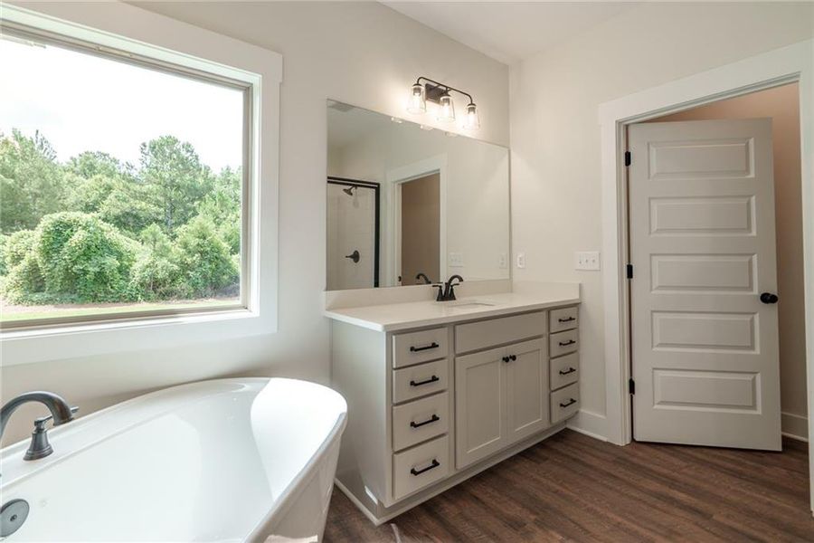 Furnished interior view inside a new home in , Social Circle (Image 15).