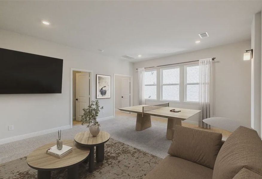 Plan 6015 Game Room - Staged - 11 of 22 Plan 6015 Game Room - Staged - 11 of 22