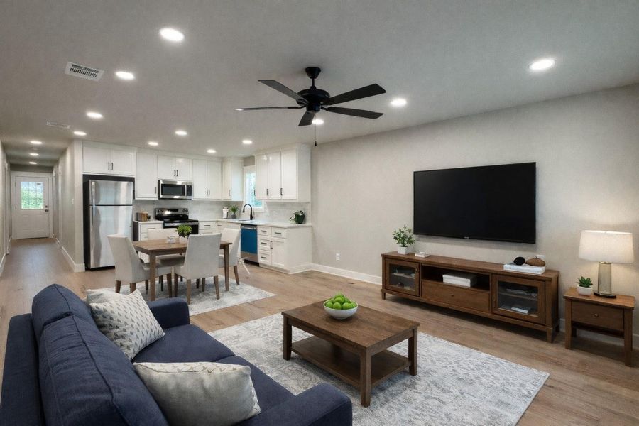 Furnished interior view inside a new home in , Franklin (Image 4).