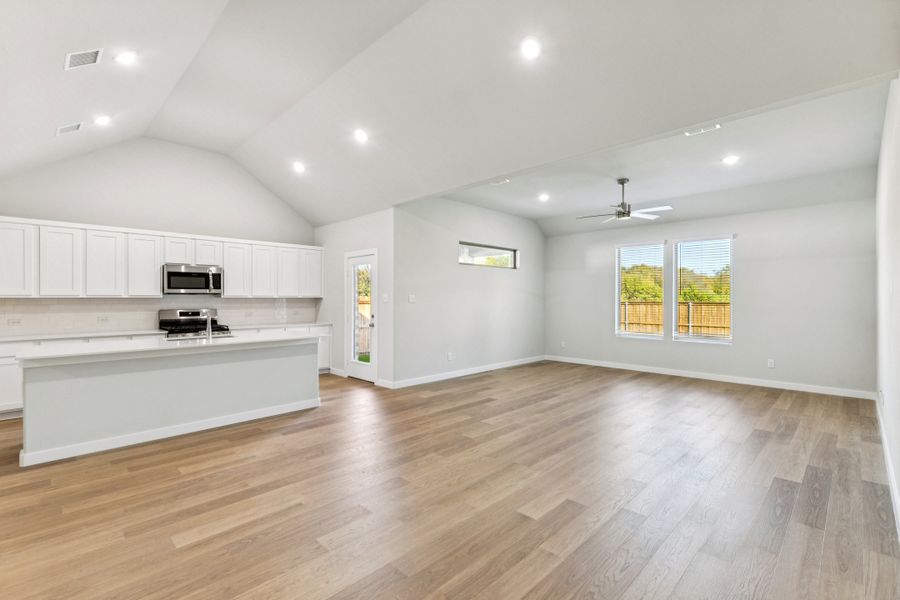 Kitchen in the Wimbledon home plan by Trophy Signature Homes – REPRESENTATIVE PHOTO Kitchen in the Wimbledon home plan by Trophy Signature Homes – REPRESENTATIVE PHOTO
