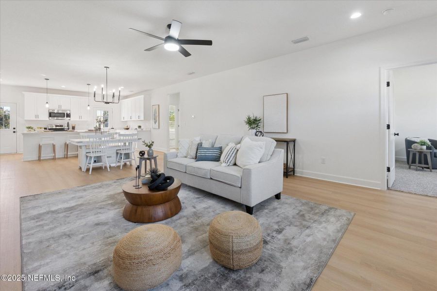 Furnished interior view inside a new home in , Sanderson (Image 29).
