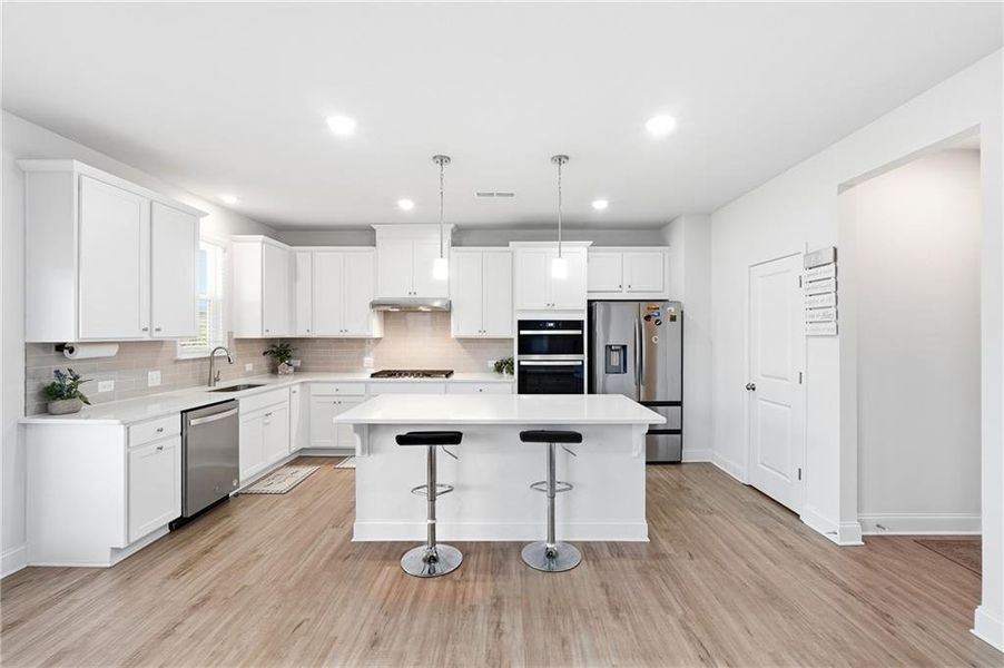 Furnished interior view inside a new home in Carmichael Farms, Canton (Image 8).