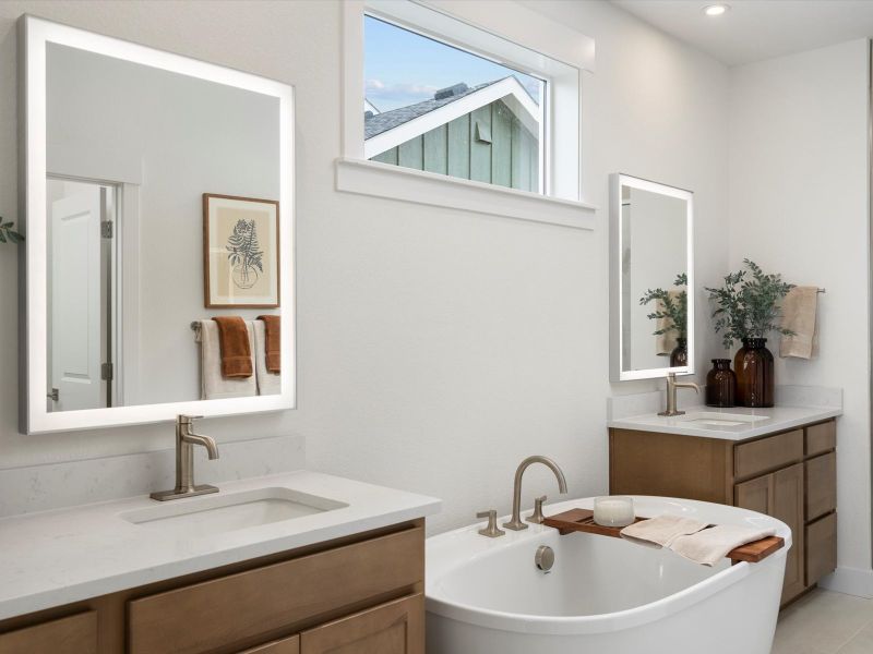 Furnished interior view inside a new home in Jackson Creek, Monument (Image 32).
