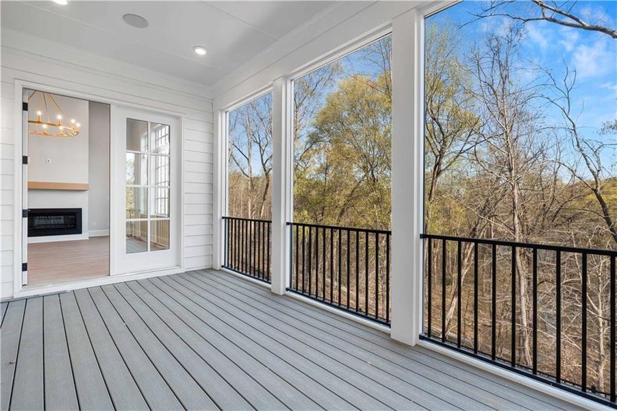 Exterior details and patio area of a home in Waterside Single Family, Peachtree Corners (Image 31).