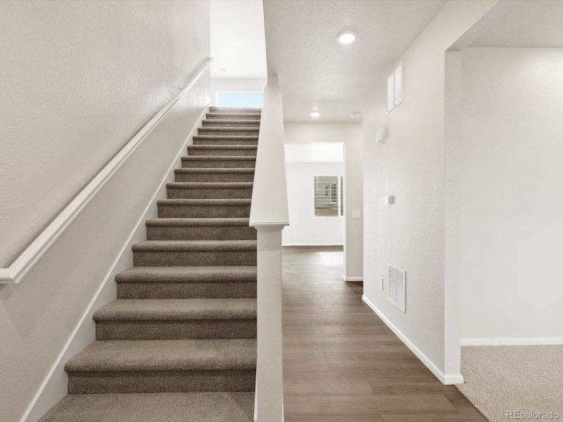 Spacious, unfurnished interior of a new home in Poudre Heights: The Lakes Collection, Windsor (Image 16).