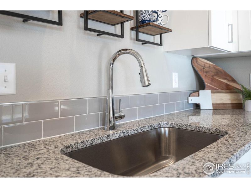 Close-up of interior finishes inside a home in Union Colony West, Evans (Image 20).