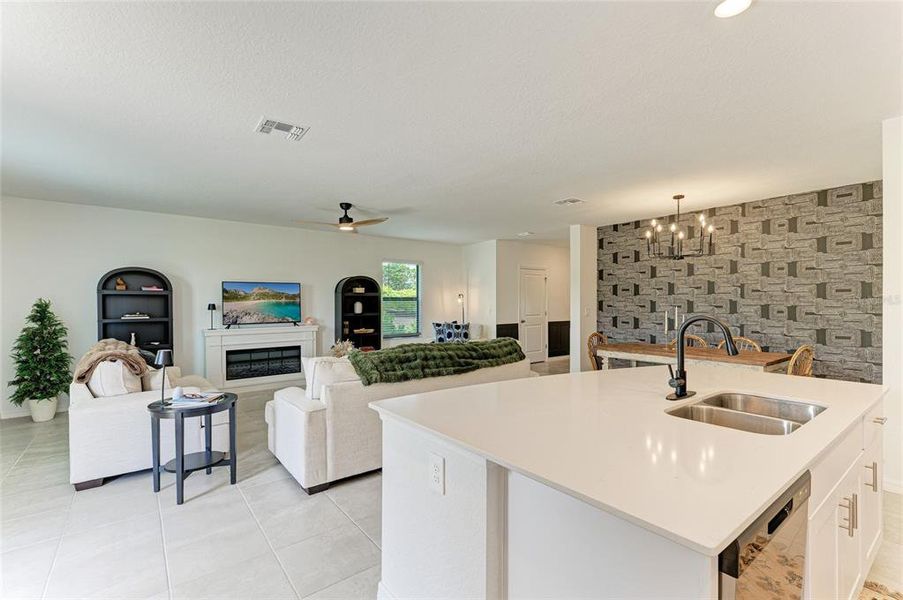Furnished interior view inside a new home in , Sarasota (Image 44).