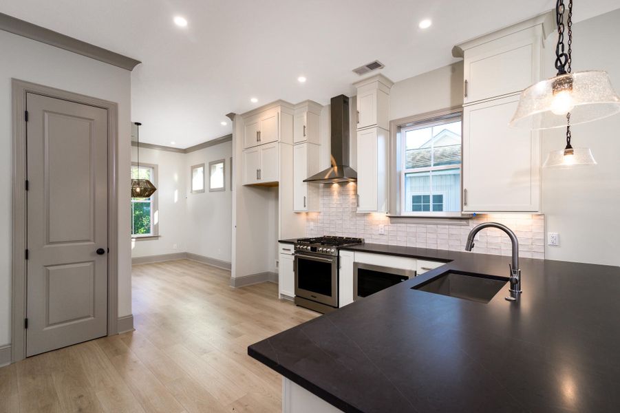 Furnished interior view inside a new home in , Charleston (Image 11).