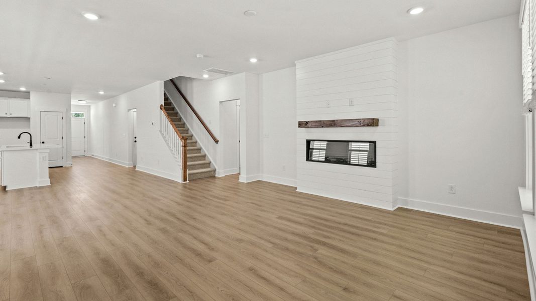 Family Room with Fireplace