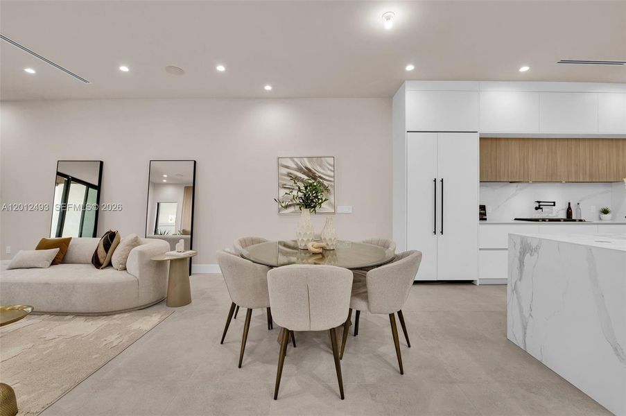 Furnished interior view inside a new home in , Fort Lauderdale (Image 12).