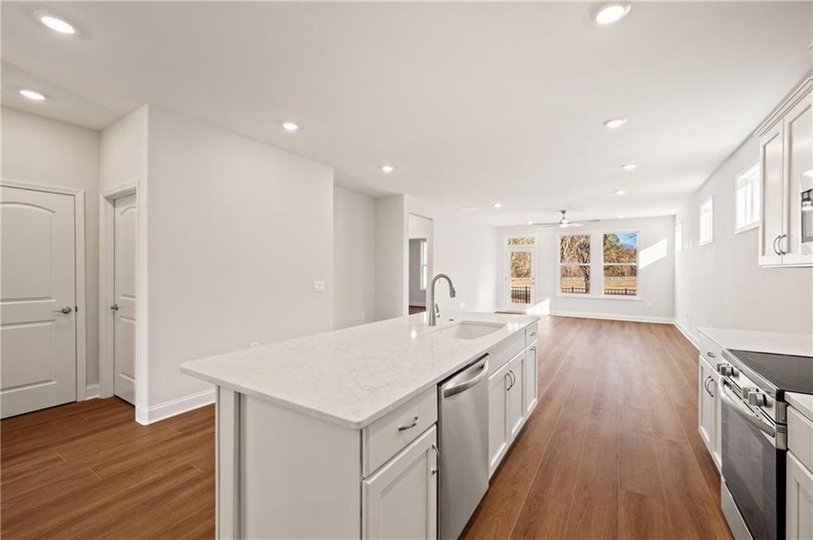 Furnished interior view inside a new home in , Cartersville (Image 6).