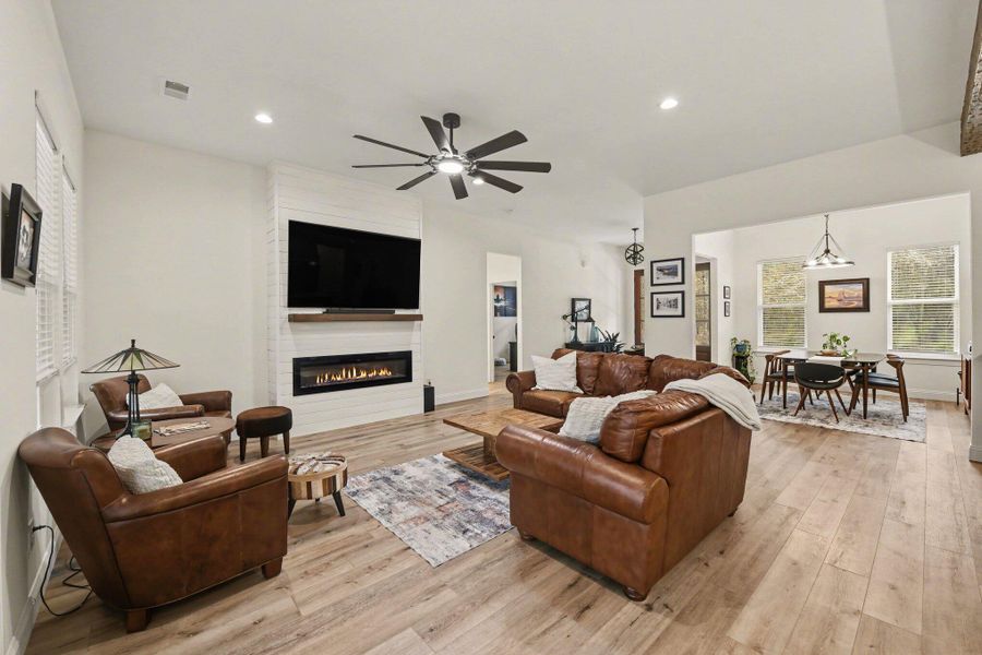 Furnished interior view inside a new home in , Johns Island (Image 11).