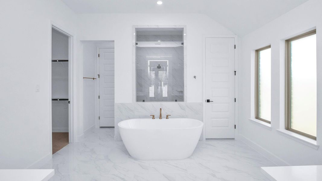 Furnished interior view inside a new home in Briarley 60', Montgomery (Image 7).