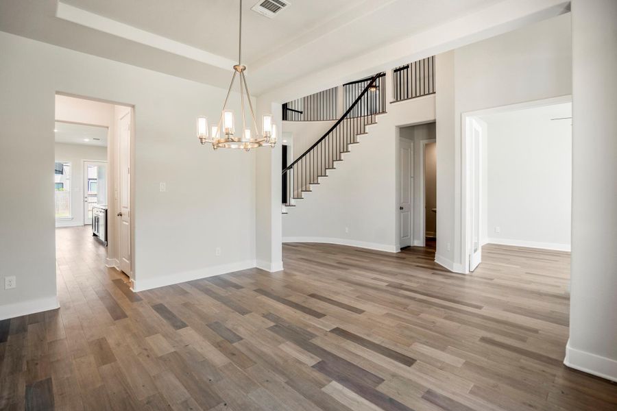 Spacious, unfurnished interior of a new home in Artavia 70′ Lots, Conroe (Image 46).