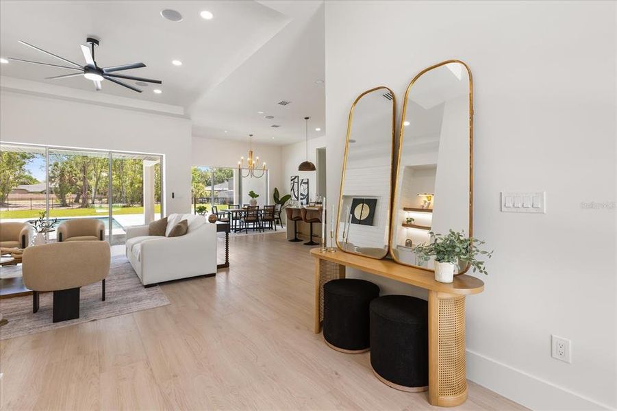 Furnished interior view inside a new home in , Sanford (Image 7).