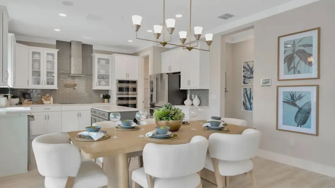 The Dining Room and Kitchen