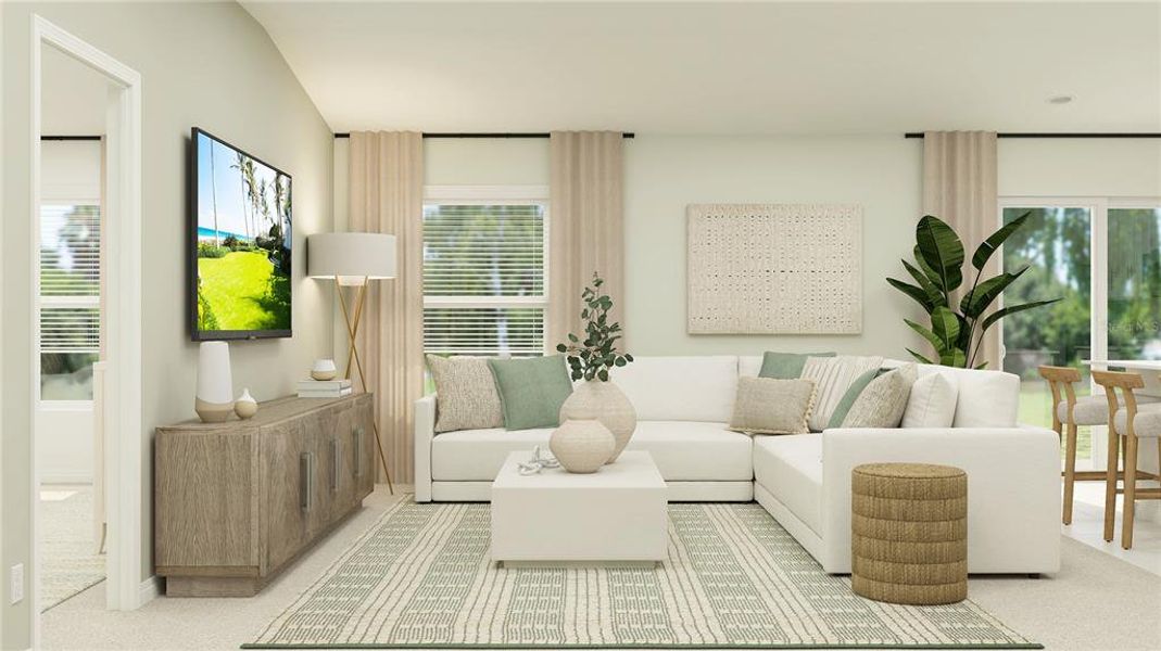 Furnished interior view inside a new home in Marion Ranch, Ocala (Image 9). Furnished interior view inside a new home in Marion Ranch, Ocala (Image 9).