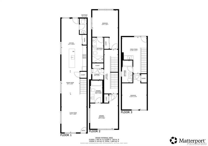 2D floor plan layout of this home in , Denver, CO (Image 5).