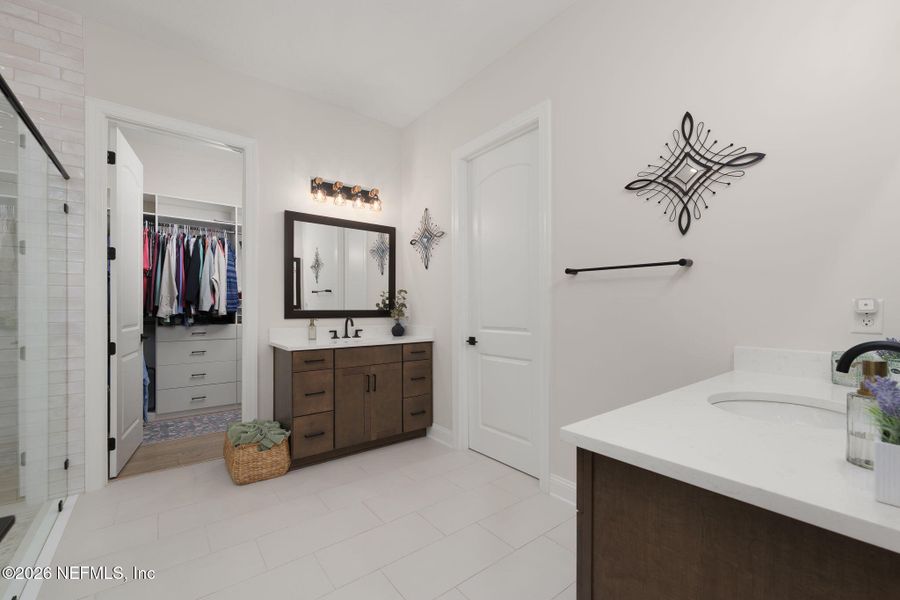 Furnished interior view inside a new home in , St. Augustine (Image 32).