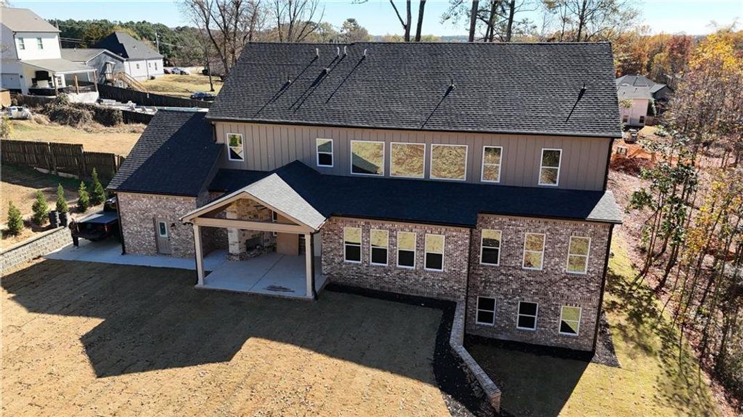 Exterior details and patio area of a home in , Buford (Image 3).