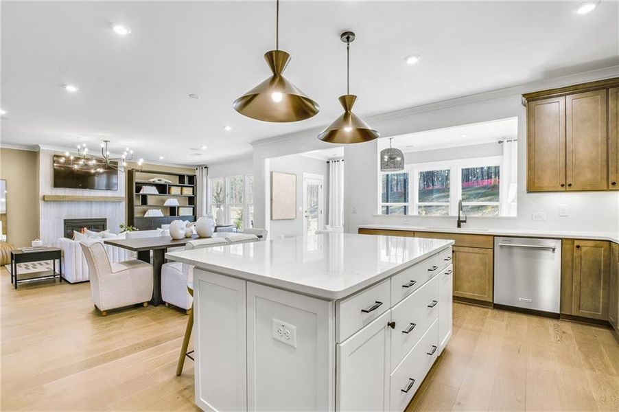 Furnished interior view inside a new home in Ashworth Estates, Powder Springs (Image 9).