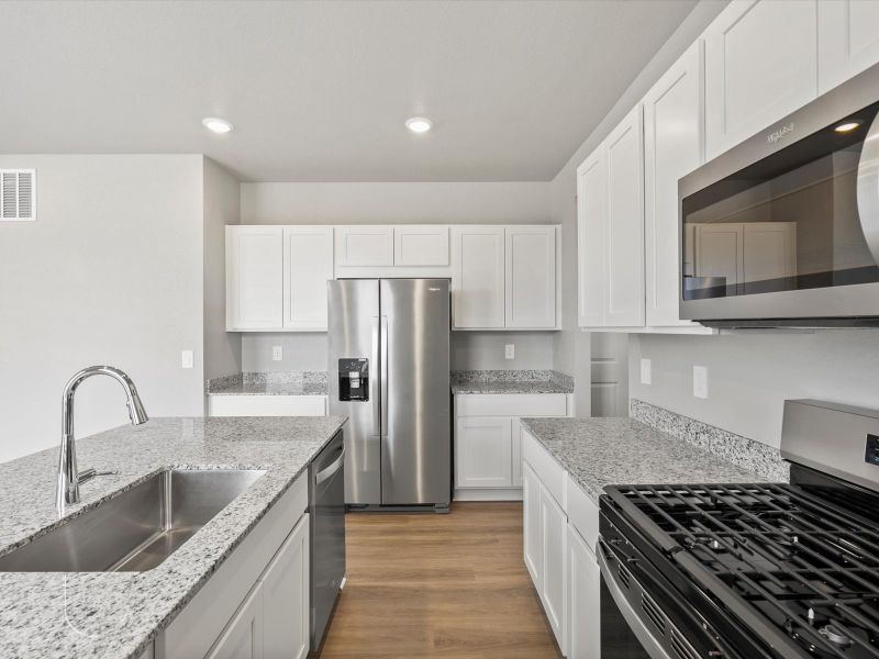 Furnished interior view inside a new home in Revere at Johnstown, Johnstown (Image 3).