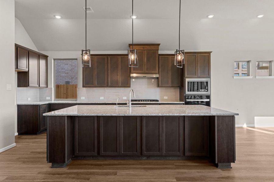 Furnished interior view inside a new home in The Meadows at Imperial Oaks 60', Conroe (Image 12).